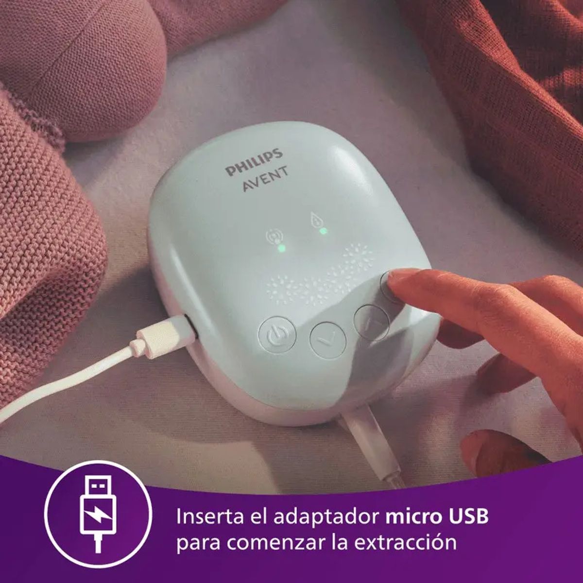 PHILIPS AVENT - Extractor Leche Eléctrico Philips Avent Scf323/11 4 Niveles