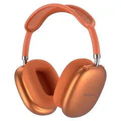 MOTOMO - Audifonos Inalámbrico Bluetooth Acolchado Max395 Naranja