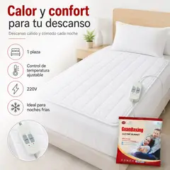 DOPA - Calientacamas Eléctrico Guandaxing 1 Plaza Con Seguridad