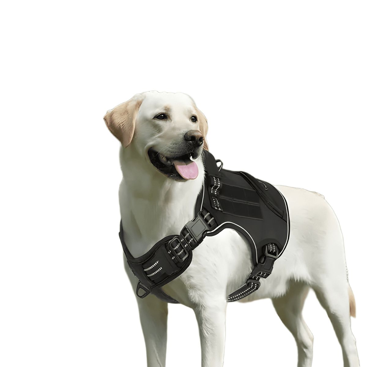 GENERICO - Arnés antitirones táctico para perros ajustable
