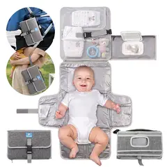 MIMORU - Mudador Portatil Bebe Impermeable Para Cambiar Pañales Plegable