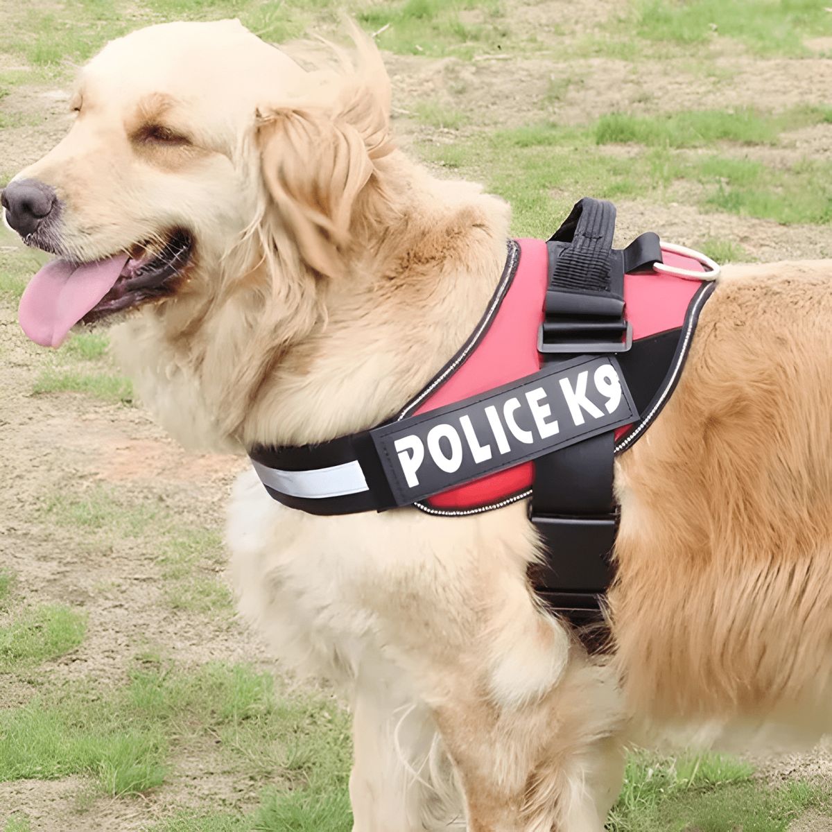 GENERICO - Arnés police K9 reforzado perros medianos grandes m l XL