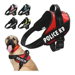 GENERICO - Arnés pechera K9 acolchado reforzado perros grandes XL paseo