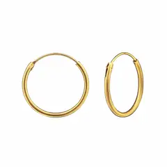 GOIA - Aros Argolla 16 mm Gold