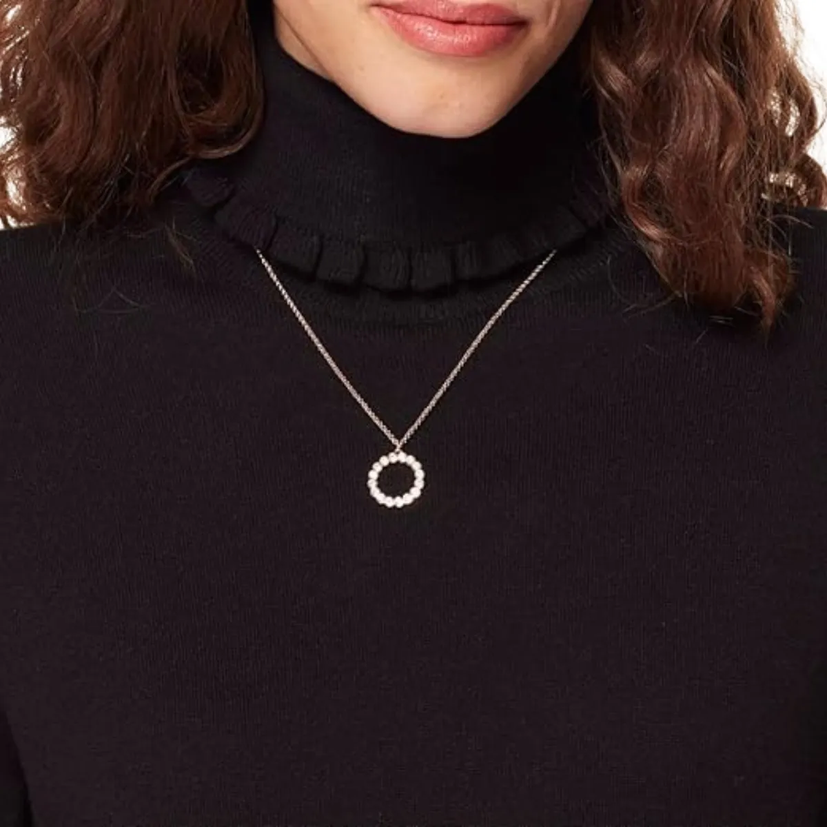 KATE SPADE - Collar Kate Spade Full Circle Mini Pendant Dorado
