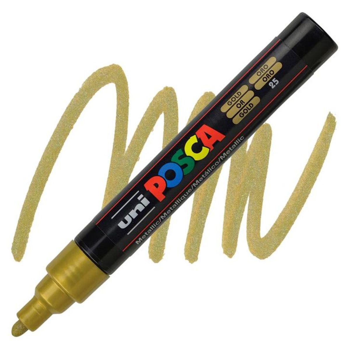 UNI POSCA - Marcador Acrílico Oro 5M POSCA