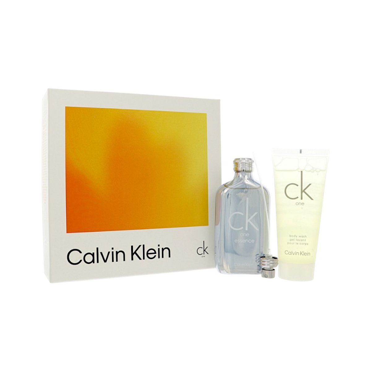 CALVIN KLEIN - Set Perfume Calvin Klein CK One Essence 2 piezas Unisex (Parfum Intense 100 ml + Body Wash 100 ml)