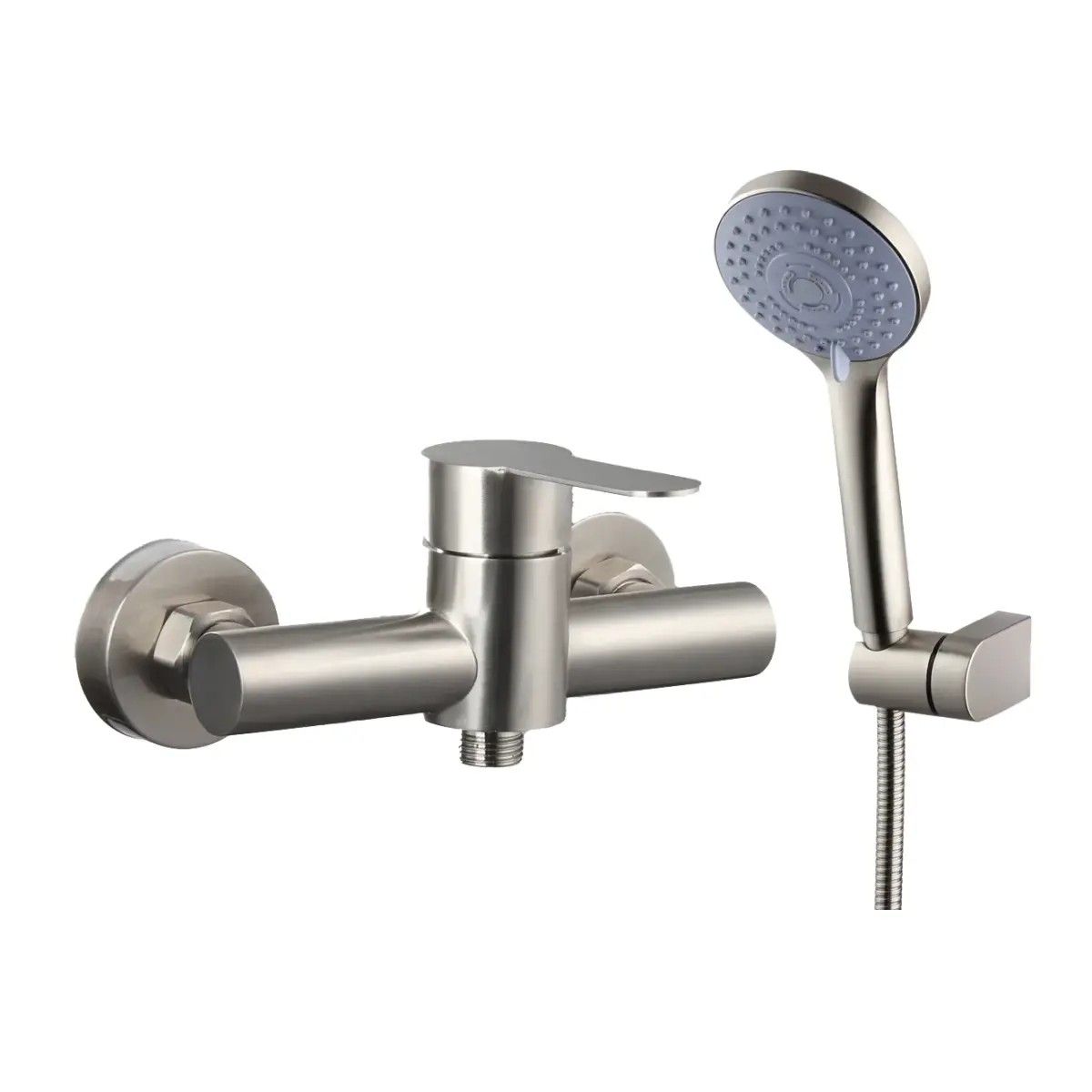 BATHCO - Grifería Solo Ducha New Steel Satinado Bath Co.