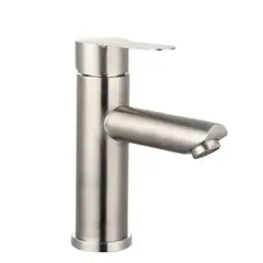 BATHCO - Grifería Lavamanos New Steel Satinado Bath Co.