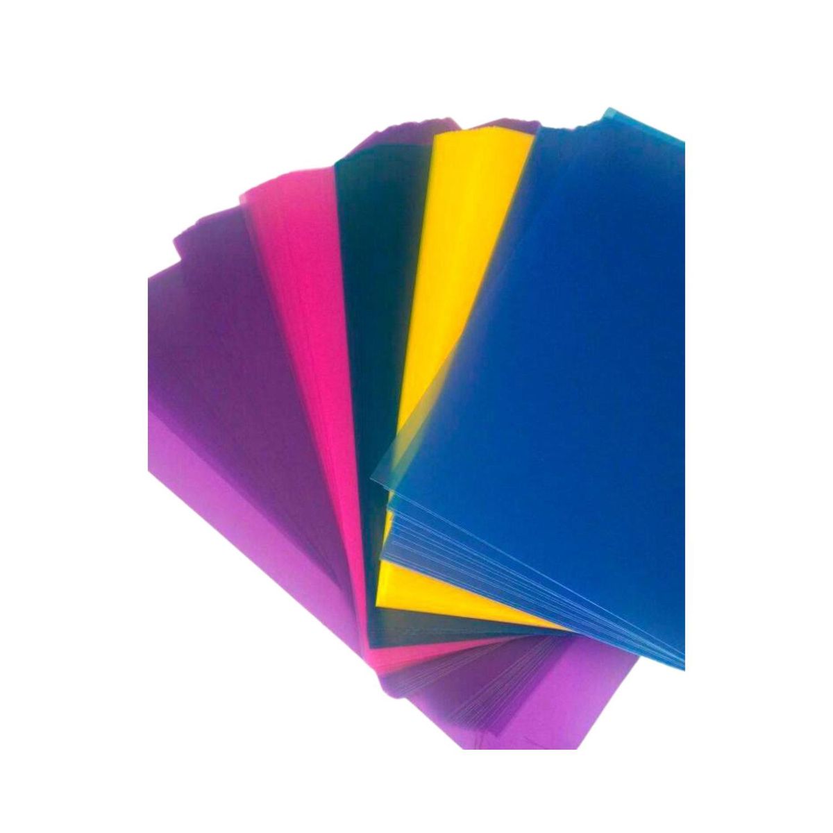 OFFILINE - Tapa, Mica Para Encuadernar Gofrada Carta, 100 Unid, 0.3mm. - Multicolor