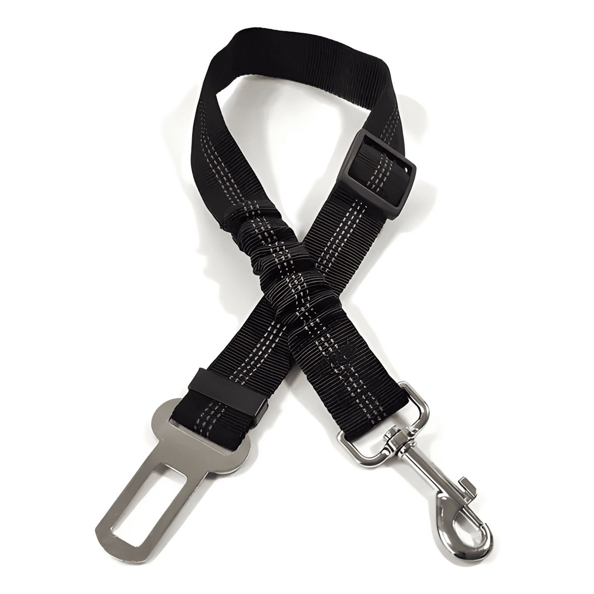 GENERICO - Cinturón de seguridad ajustable para mascotas en auto 2
