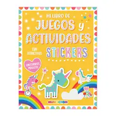 GENERICO - STICKER JUEGOS Y ACTIVIDADES UNICORNIOS MÁGICOS