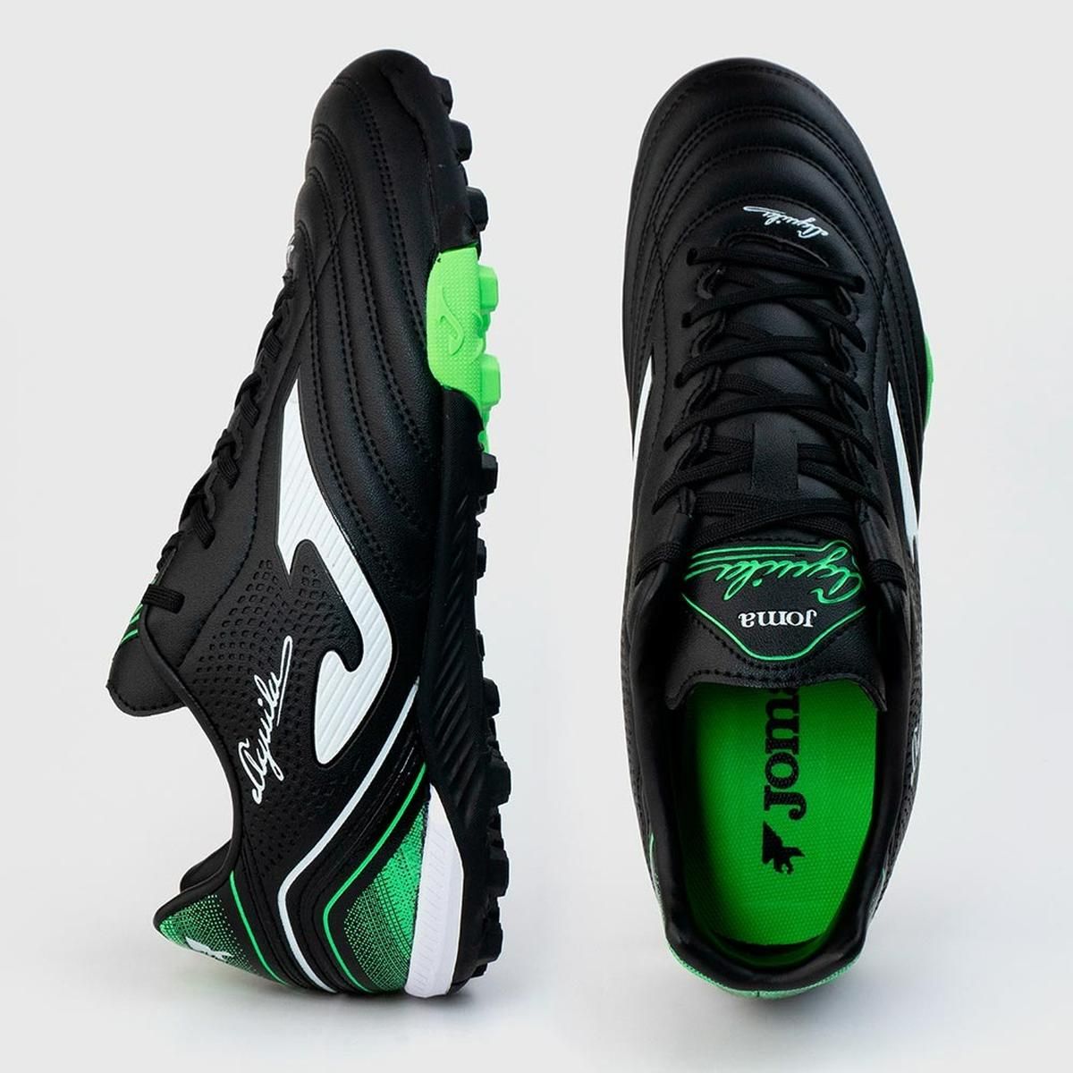 JOMA - Zapatos Baby Fútbol Hombre Joma Aguila Turf Negra