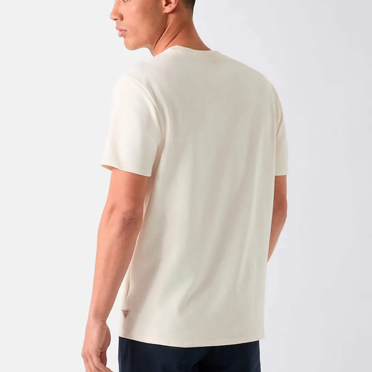 GUESS - Polera Nico Embossed Knit Ss Crew