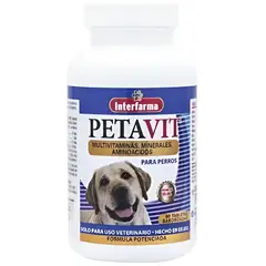 AGROVET - Petavit Perro Suplemento Vitaminas Interfarma 60 Comprimidos
