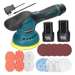 MOVI - PULIDORA INALÁMBRICA 12V + 2 BATERÍAS Y KIT DE ACCESORIOS