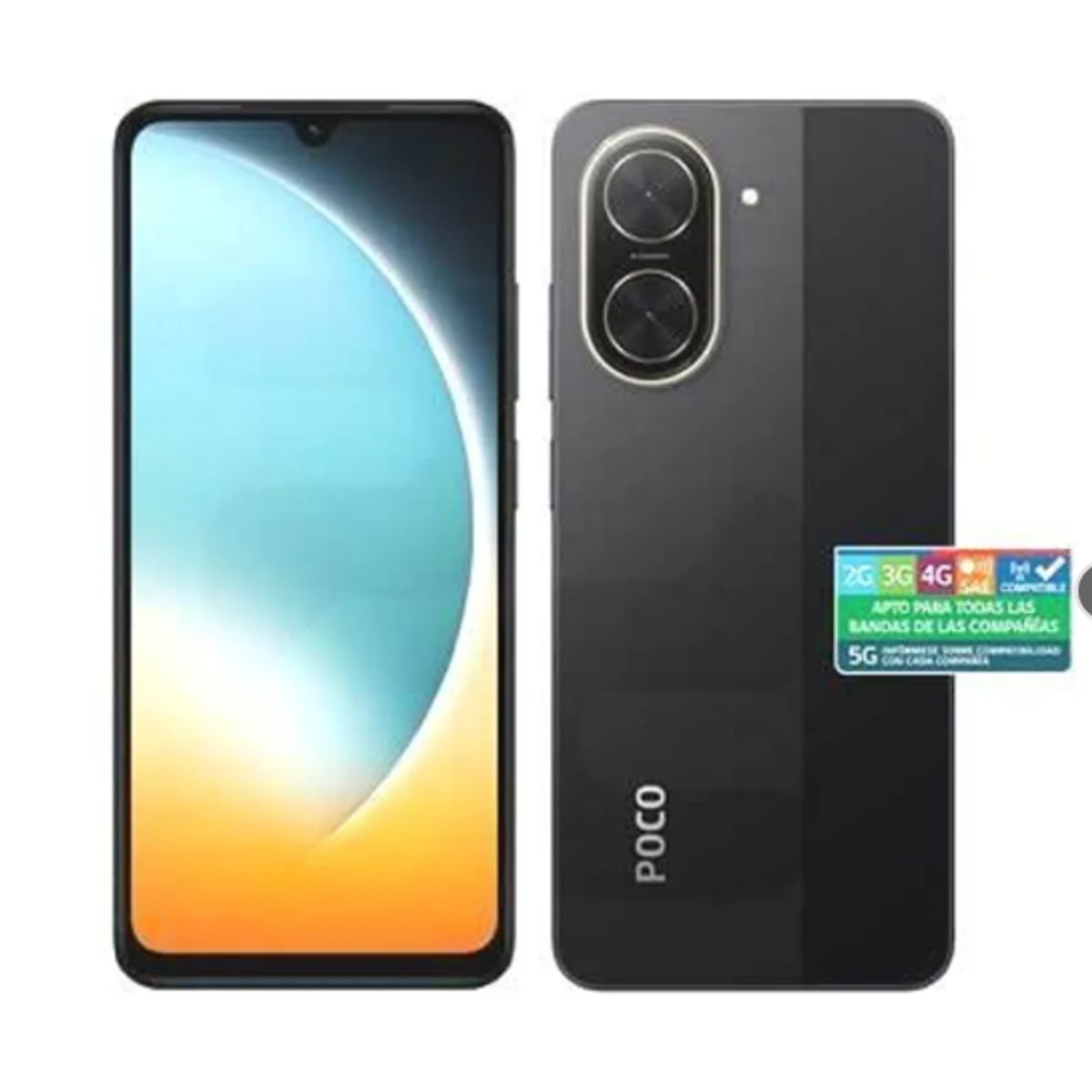 XIAOMI - Poco C71 3gb Ram 64gb Negro Pantalla 6,88 Cámara 32mp