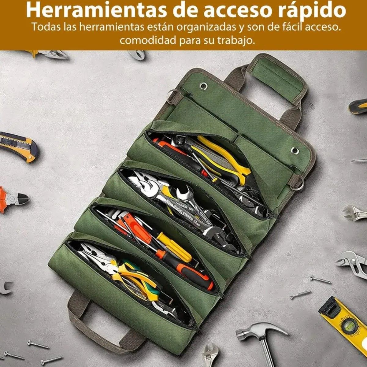 GENERICO - Bolsa De Herramientas Plegable Tela Oxford Gran Capacidad BELUG