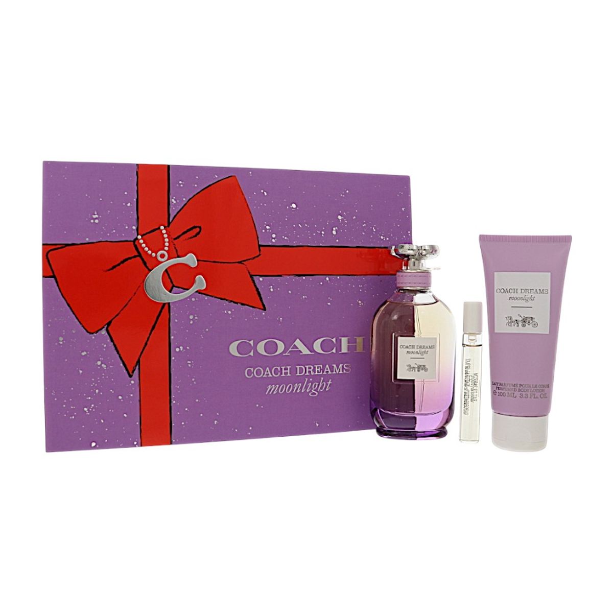 COACH - Set Perfume Coach Dreams Moonlight 3 piezas Mujer (EDP 90 ml + 7 ml + Body Lotion 100 ml)