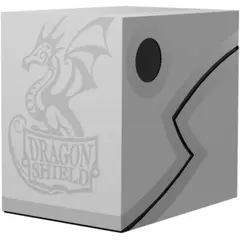 Dragon Shield - Deckbox Double Shell- Ashen WhiteBlack