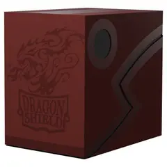 Dragon Shield - Deckbox Double Shell- Blood Red Black