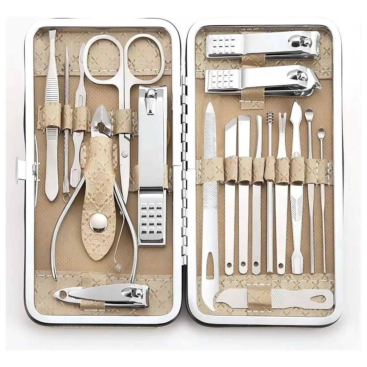 GENERICO - Set De Manicura Para Uñas Cortas Set De Uñas De Pedicura, 19 BELUG