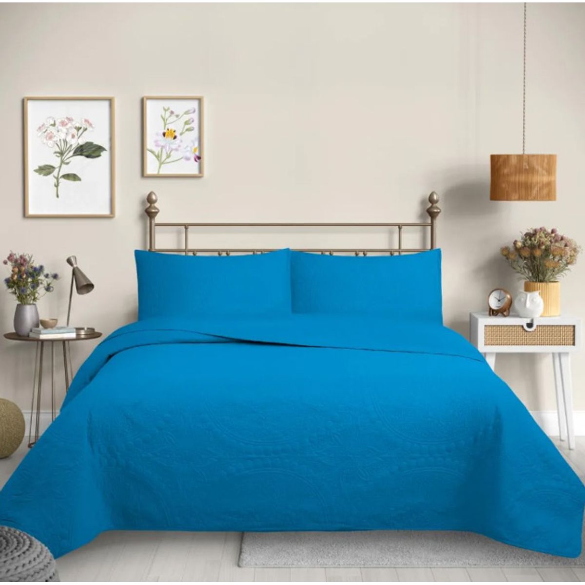 GENERICO - Cubrecama Quilt Reversible Wonder 2 plazas Collection Martiné
