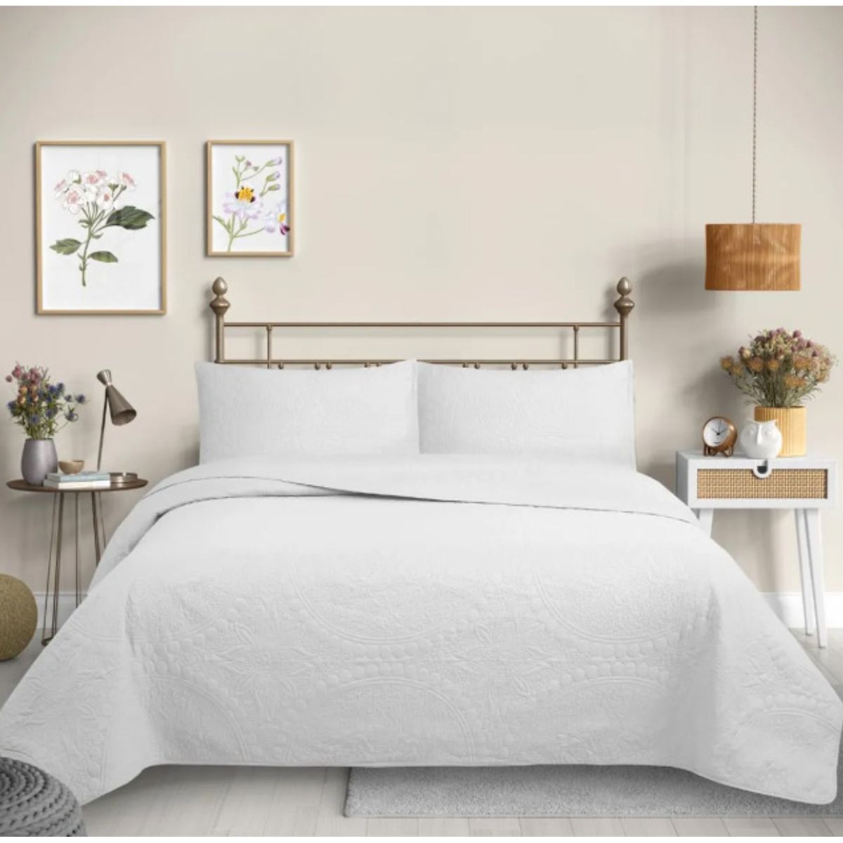 GENERICO - Cubrecama Quilt Reversible Wonder 2 plazas Collection Martiné