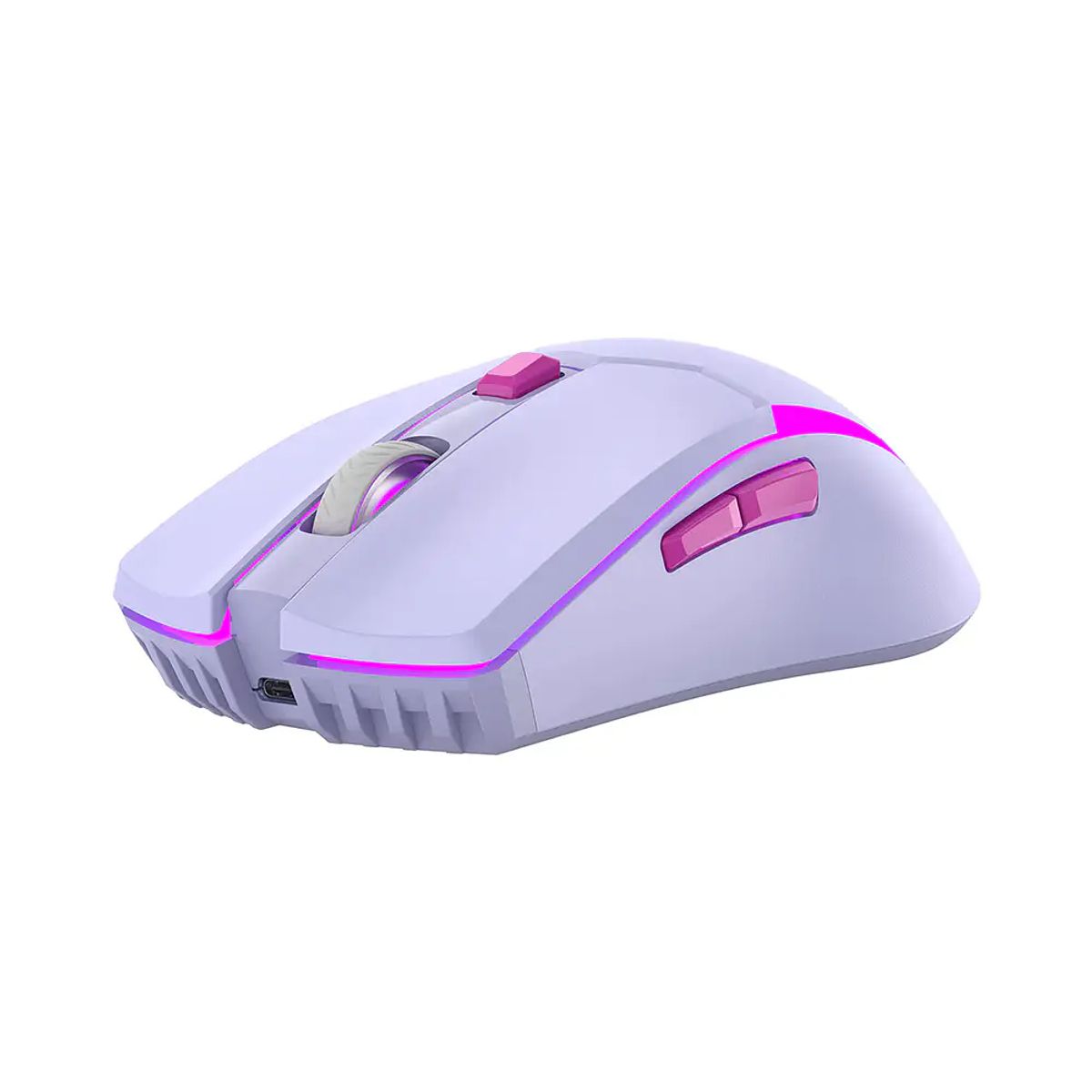 FANTECH - Mouse Gamer inalámbrico Fantech WGC2 VENOM II, Color Púrpura