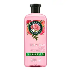 HERBAL ESSENCES - Shampoo Suavidad Rosa Mosqueta 400 ml