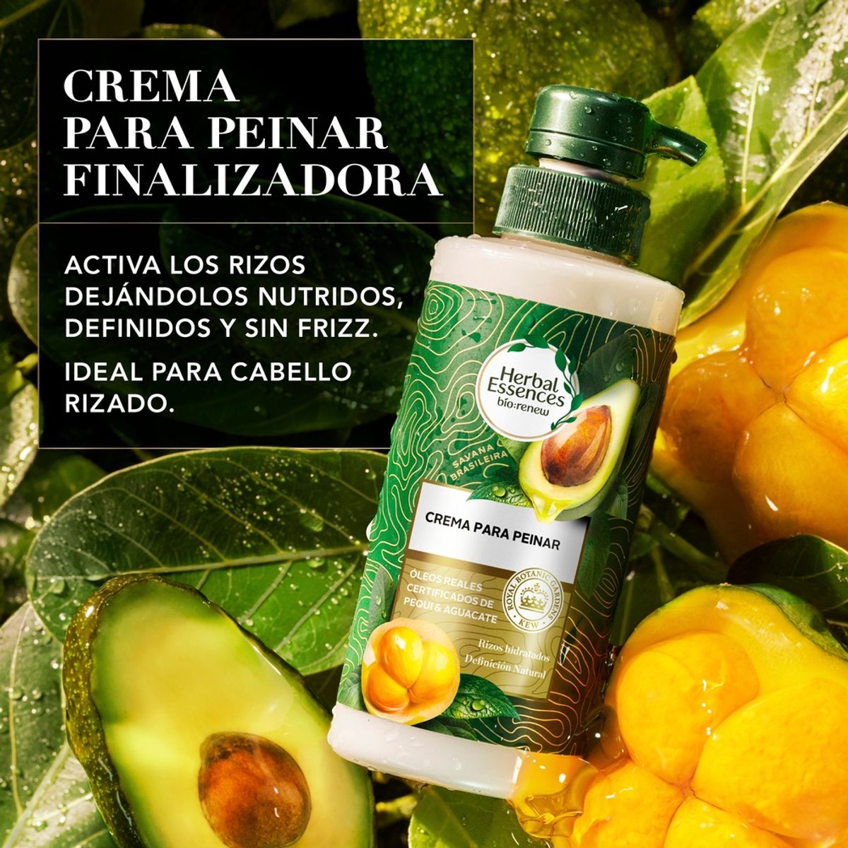 HERBAL ESSENCES - Crema para peinar rizos Herbal Essences Nutre e Hidrata 300 ml