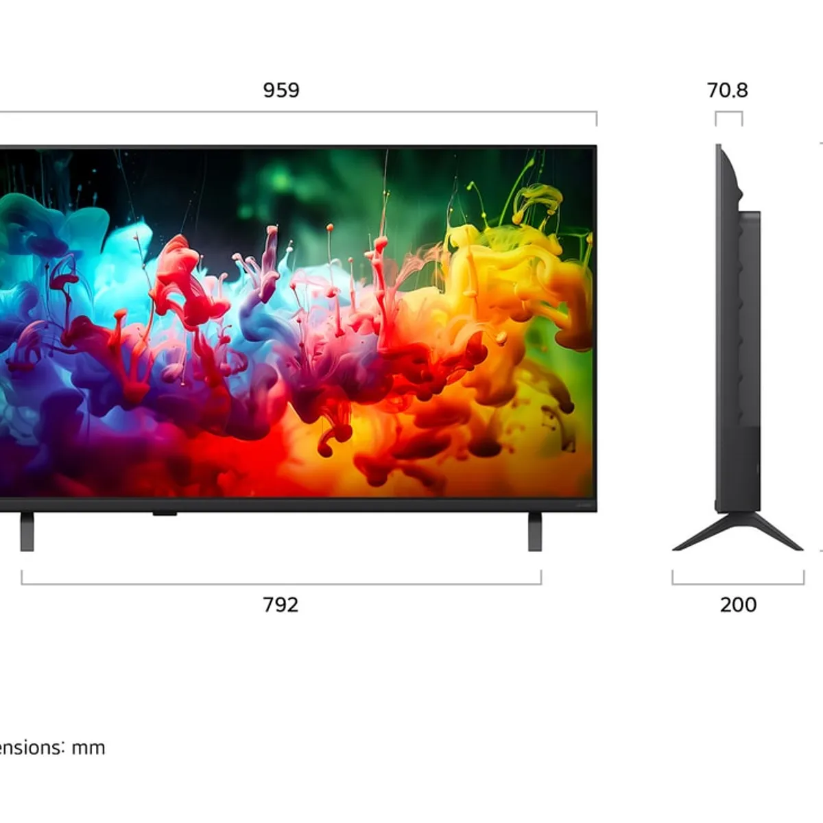 LG - Smart TV LG 43 QNED AI Mini LED QNED70 4K 2026
