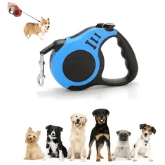 GENERICO - Correa retráctil lm de 5 m para perro y gato, hasta 14 kg