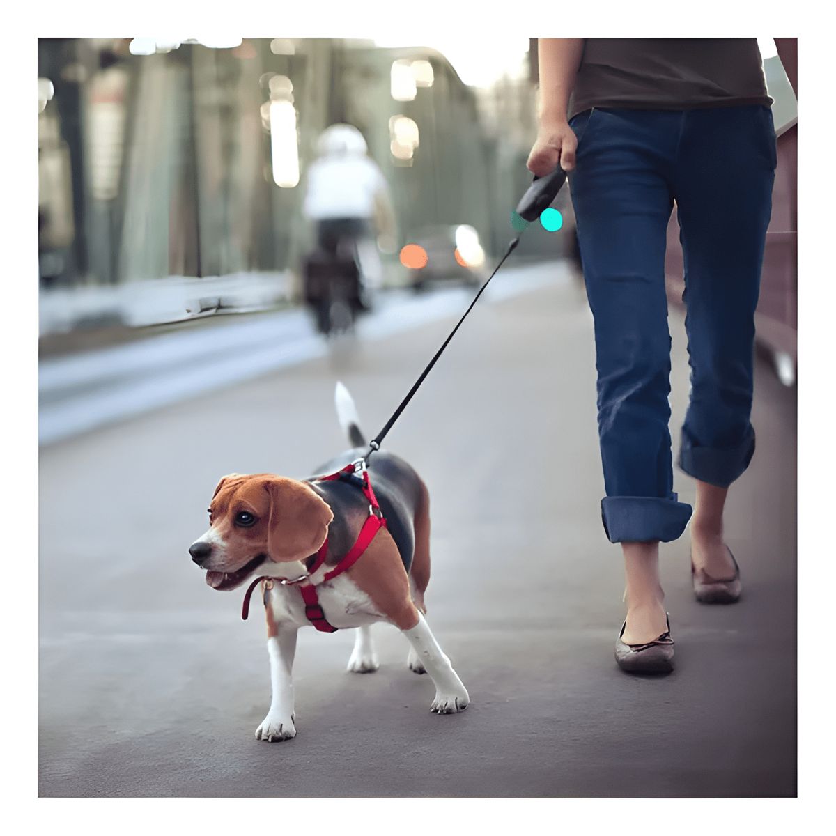 GENERICO - Correa retractril automatica paseo perro mascotas 5 metros