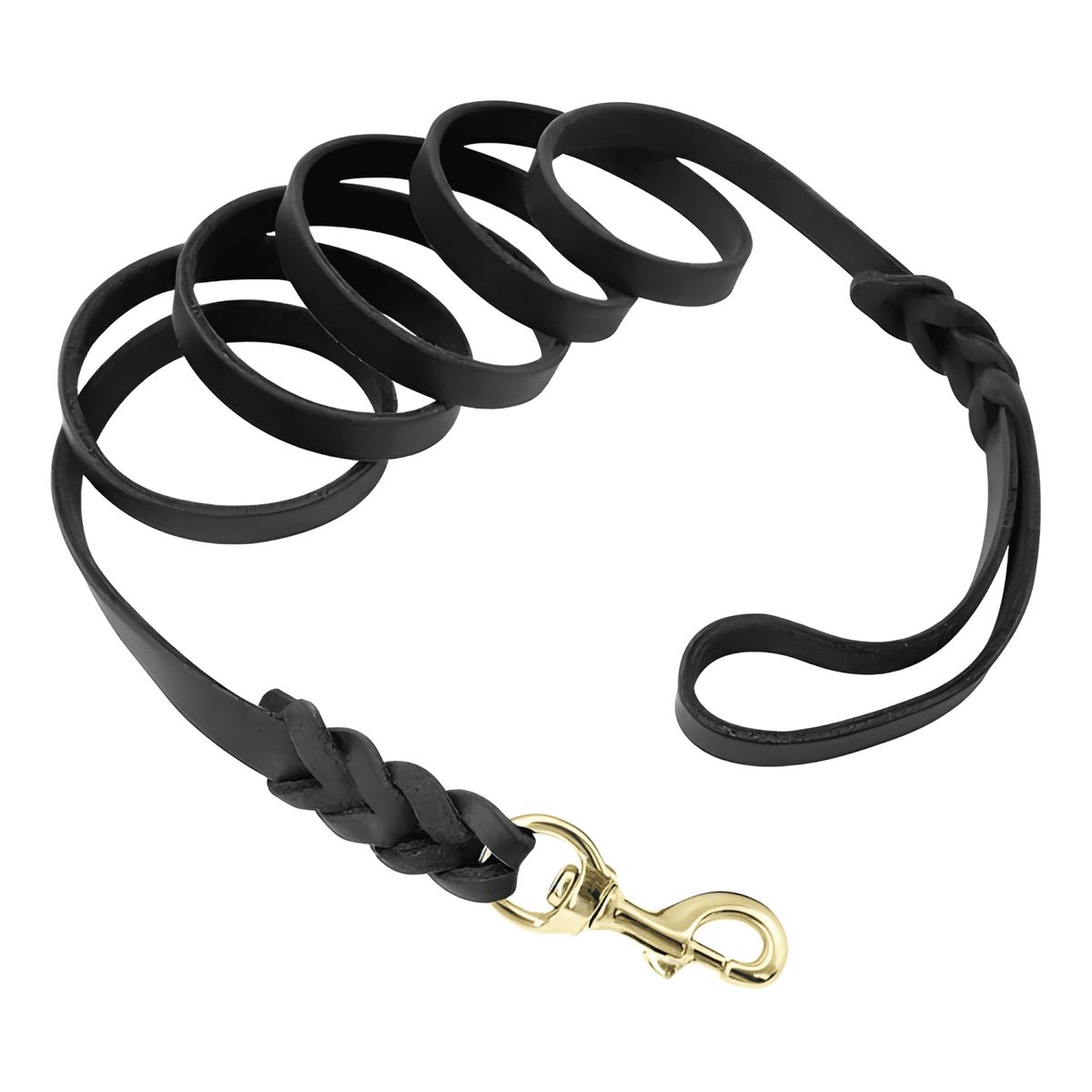 GENERICO - 2m X 1.6cm correa de cuero para perros medianos y grandes