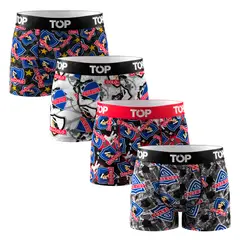 TOP - Bóxer Niño Algodón Colo-Colo Pack 4 C6
