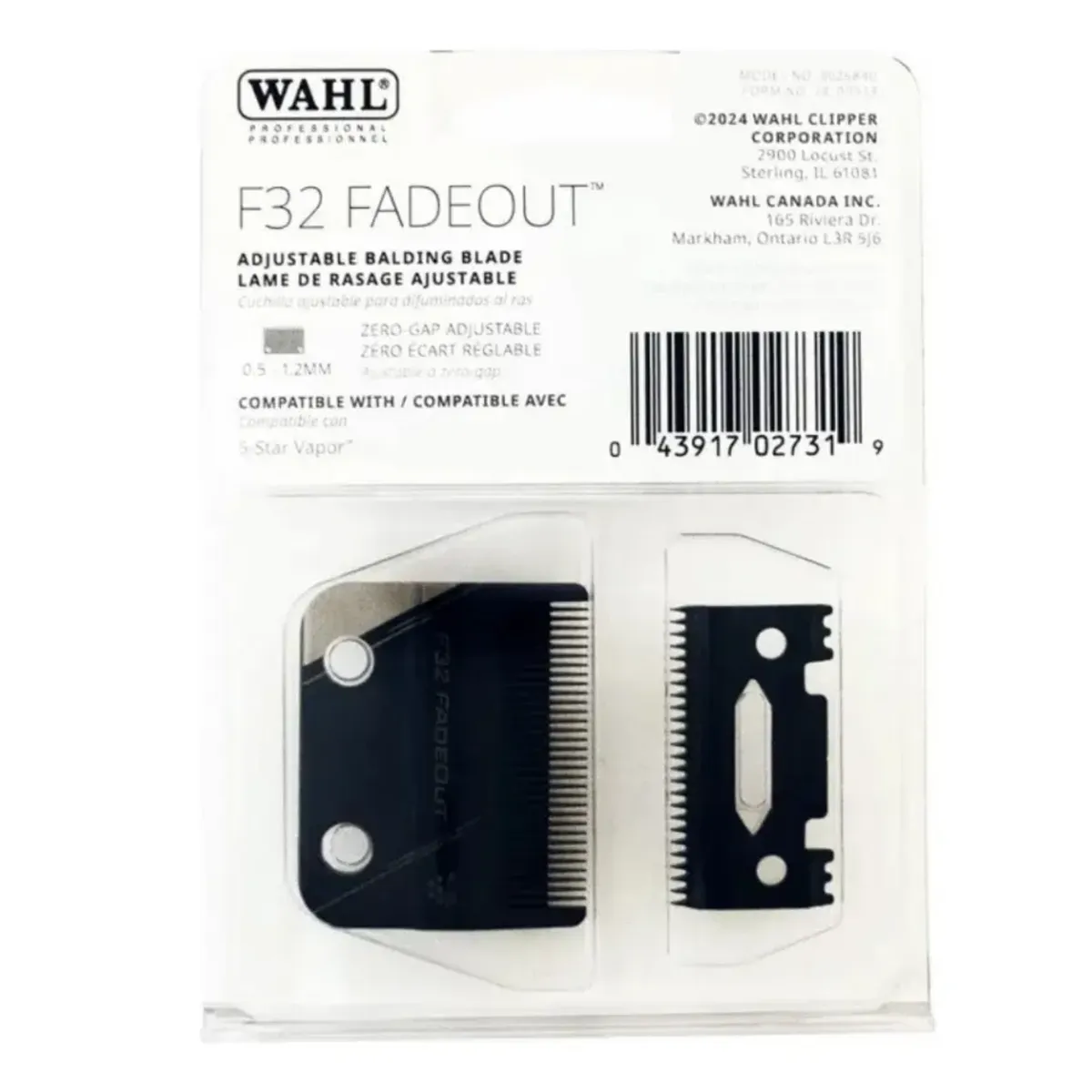 WAHL - Repuesto De Cuchilla Wahl Vapor F32 Fadeout