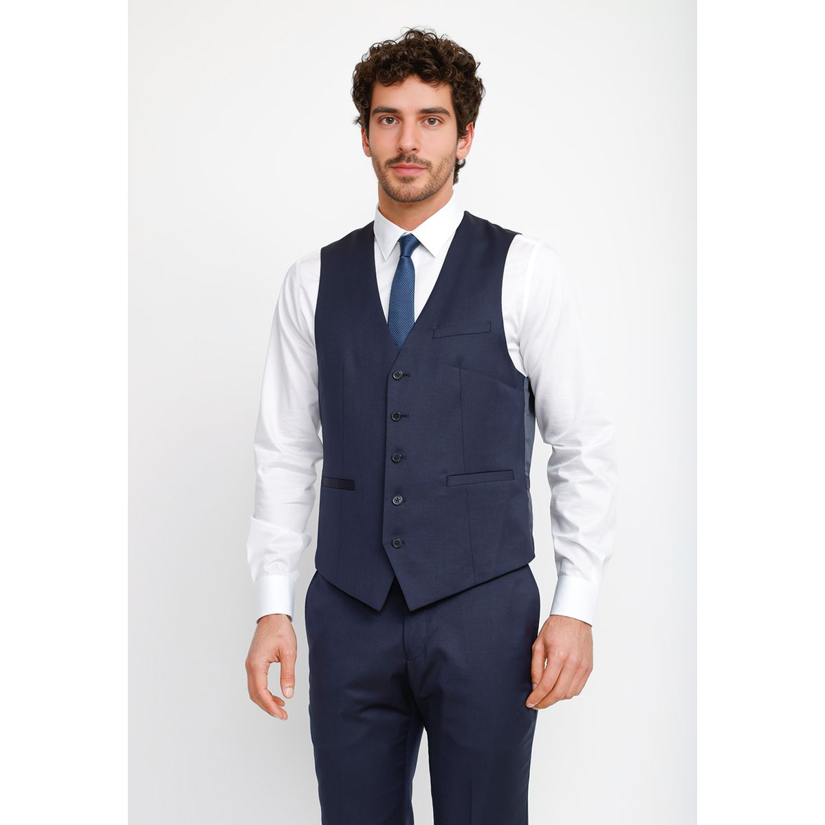 PERRY ELLIS - Gilet Formal Hombre Navy Willow