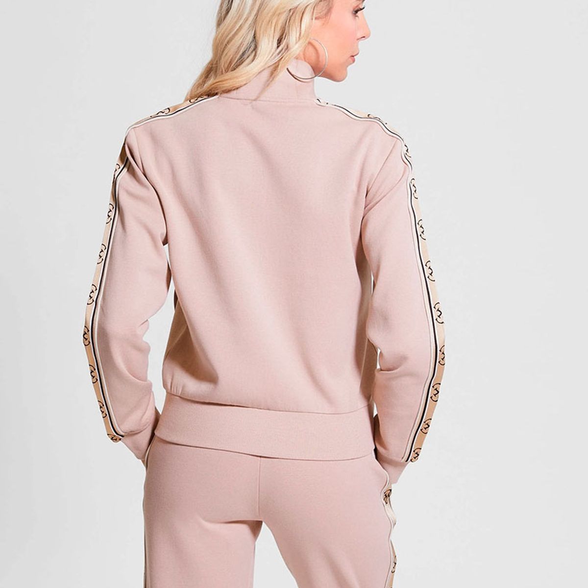 GUESS - Poleron Britney Full Zip Rosado