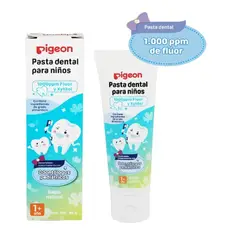 PIGEON - Pasta Dental Infantil Sabor Natural 1000ppm Flúor 45g