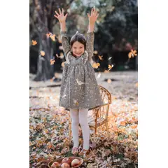KIDS BOUTIQUE GUNGURU - Vestido Polita, vuelos, cuello redondo