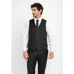 PERRY ELLIS - Gilet Formal Hombre Negro Willow