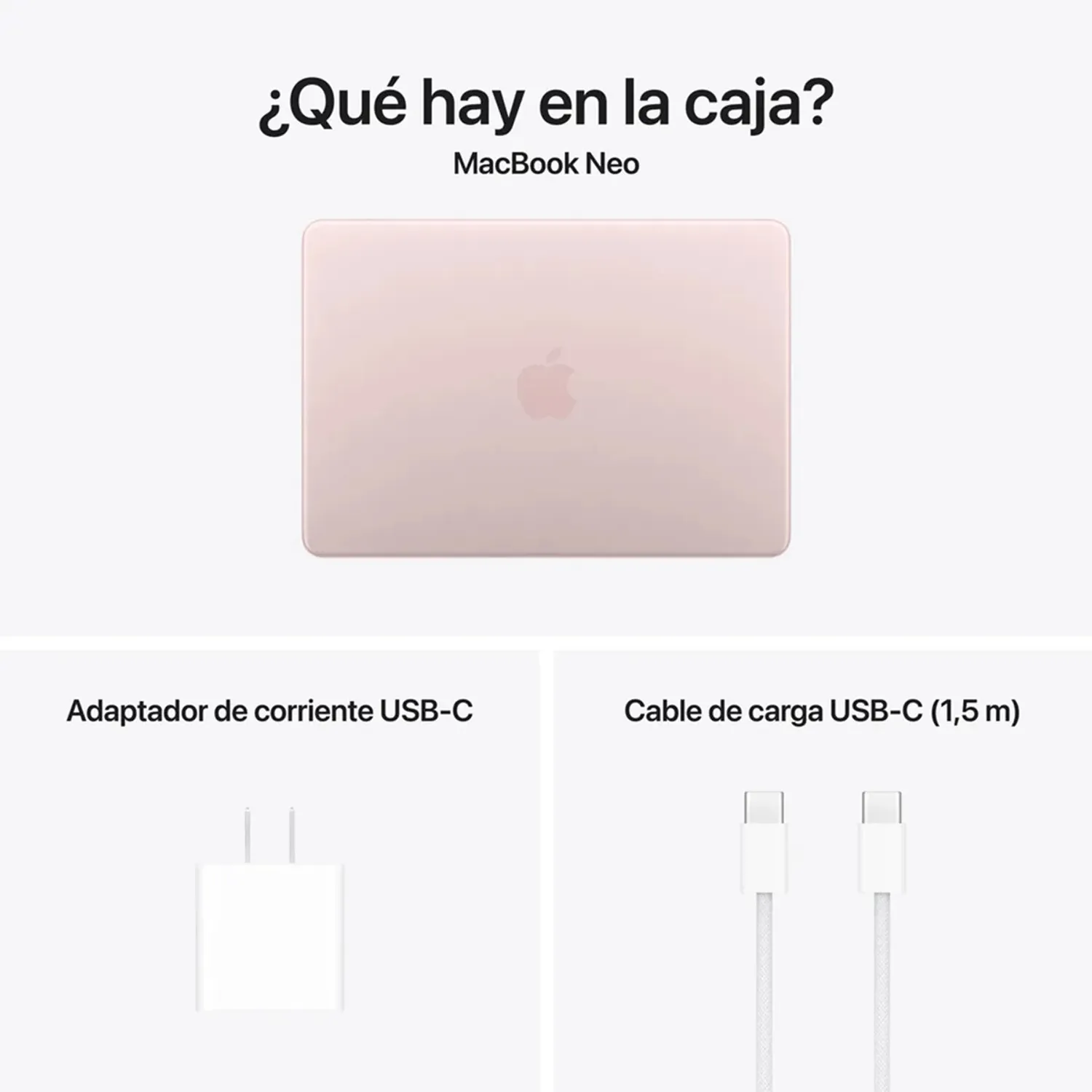 APPLE PORTÁTIL APPLE MACBOOK NEO 13 PULGADAS 8GB 256GB NUEVO