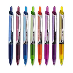 PILOT - Set 8 Lápiz Tinta Líquida Hi Tecpoint Retráctil 0.5mm