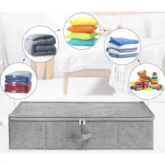 GENERICO - 2 Cajas Organizadoras Plegable Bajo Cama Closet Ropa 85*40cm