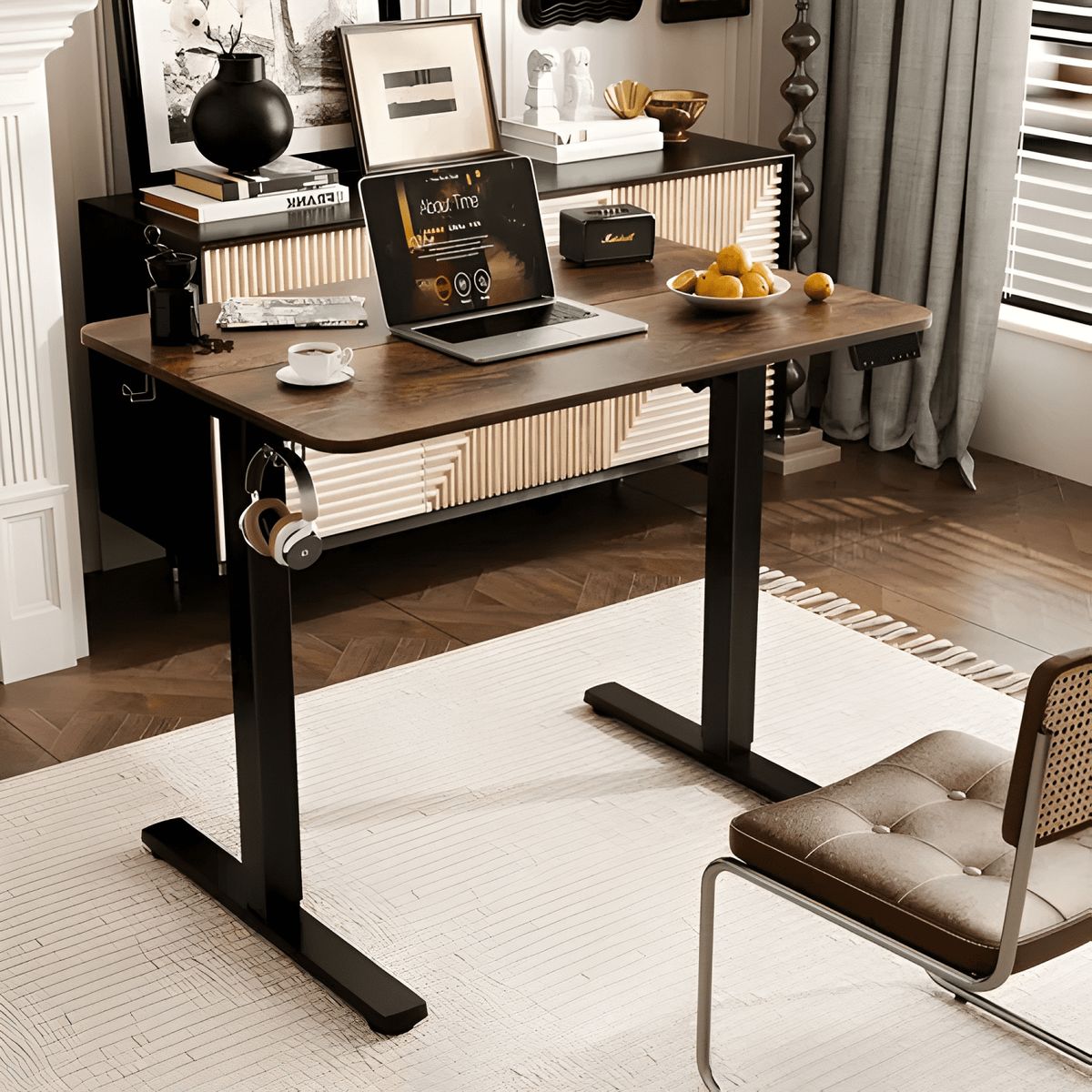 GENERICO - Escritorio altura ajustable eléctrico 120cm altura 2