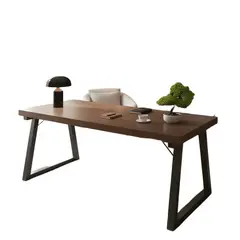 GENERICO - Escritorio pata metal oficina 100x60x75cm gruesa 30mm 6