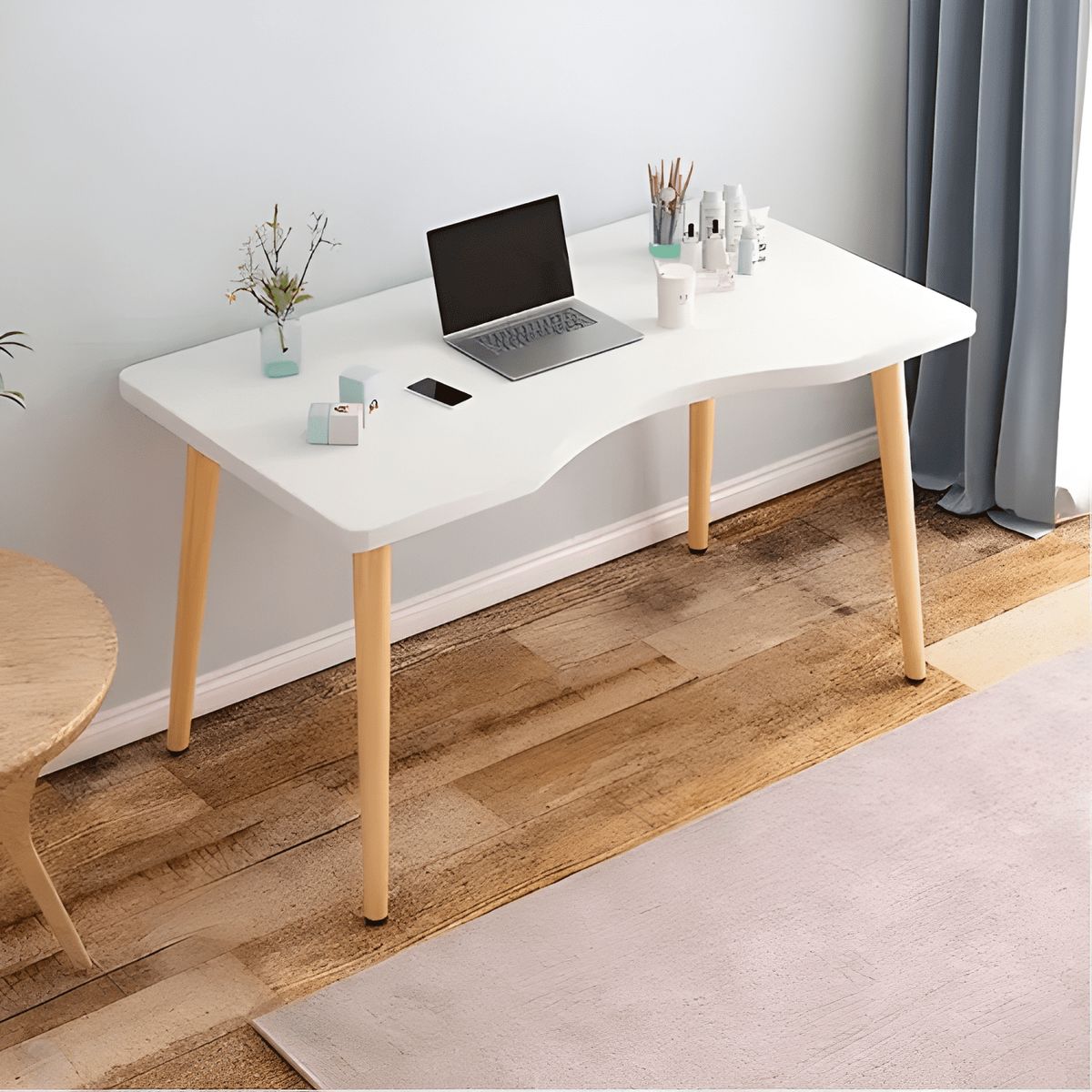 GENERICO - Escritorio oficina moderno 120cm chichome Blanco