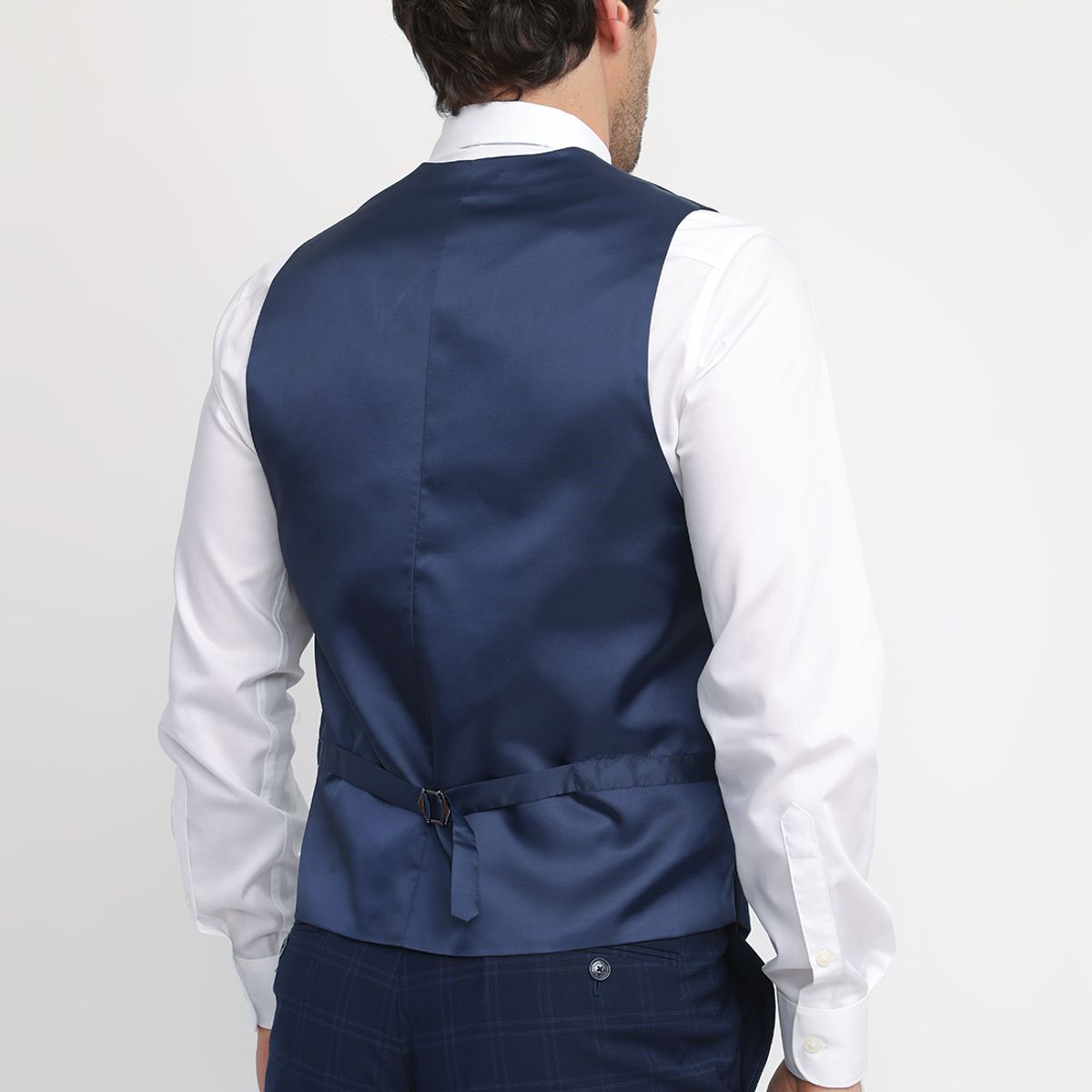 PERRY ELLIS - Gilet Formal Hombre Azul THE WASHABLE VEST S25-26