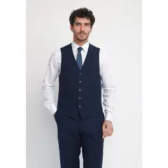 PERRY ELLIS - Gilet Formal Hombre Azul THE WASHABLE VEST S25-26